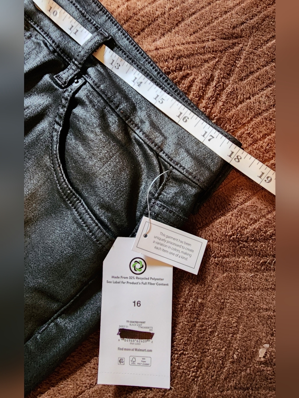NWT High-Rise Flare Black Professional Casual Eco Pant - Picture 3 of 8